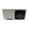 Dual Control Panel Shelly Wall Display X2 WiFi/BLU (silber) + BLU H&T