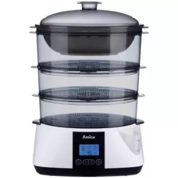 Optimum PT3011 Lunaris Dampfgarer schwarz/weiß