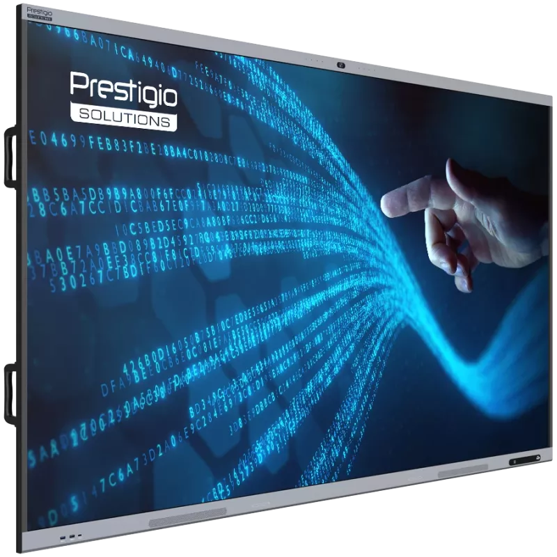 Interaktives Multiboard Prestigio Multiboard 65 Zoll Light+ Gen 2 — Android 13, Google EDLA, KI-Kamera, 16 GB RAM / 128 GB Speicher