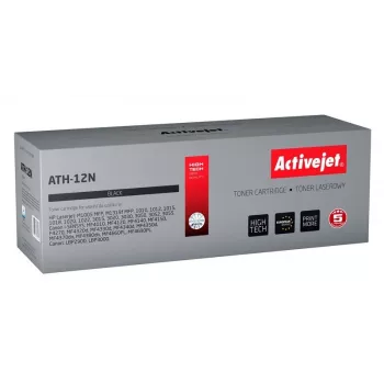 Activejet ATH-12N Toner (Ersatz für HP 12A Q2612A, Canon FX-10, Canon CRG-703; Supreme; 2300 Seiten; schwarz)