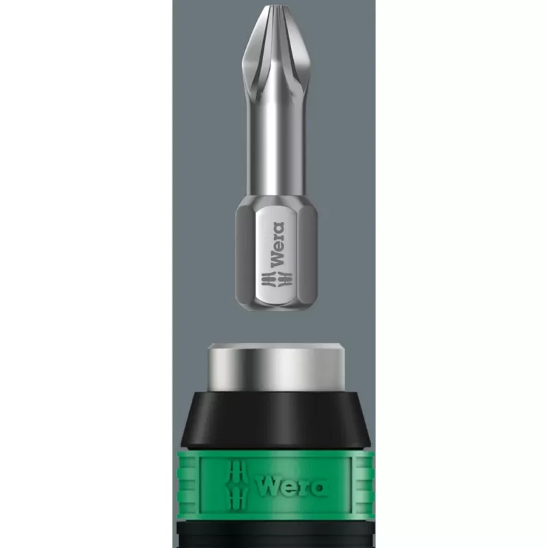 Drehmomentschraubendreher 7441, Drehmomentschlüssel schwarz/grün, für 1/4 Bits