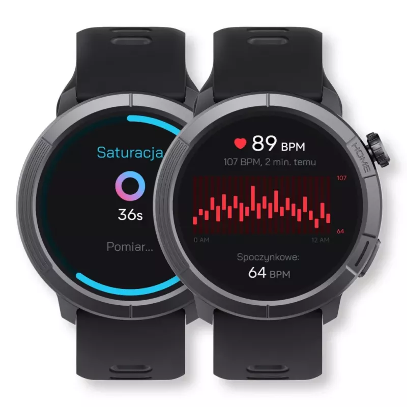 Stelio Armbanduhr STSWA102BT Activ Pro GPS 46 mm Schwarzes Titangehäuse
