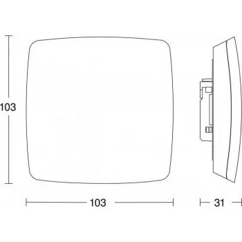 Präsenzmelder Steinel True Presence UP KNX 056339 IP54 360° Erfassung