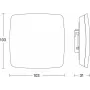 Präsenzmelder Steinel True Presence UP KNX 056339 IP54 360° Erfassung