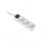 Hama 00030535 Überspannungsschutz Weiß 3 AC-Ausgänge 3 m