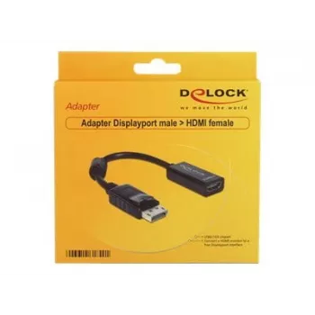 Videokabel-Adapter DELOCK 61849 0,125 m DisplayPort auf HDMI