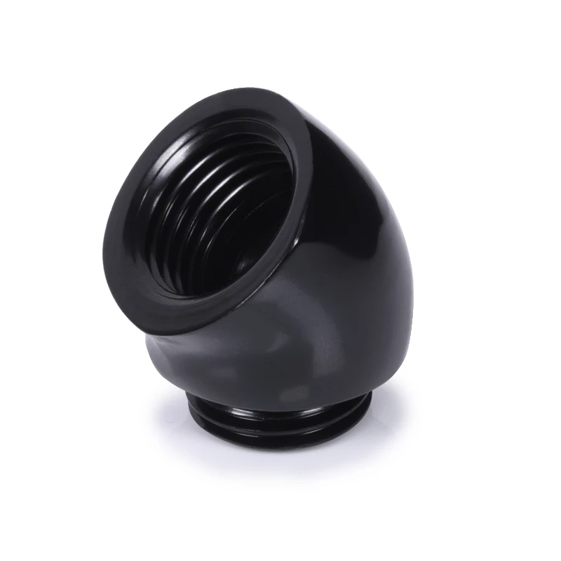 Wasserblock-Adapter Alphacool 17590 Messing Schwarz 20 mm x 21 mm x 21 mm