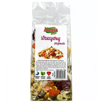 Snack für Nagetiere und Kaninchen Alegia Vegetable Treat 130 g — pflanzliches Ergänzungsfutter, zuckerfrei, glutenfrei