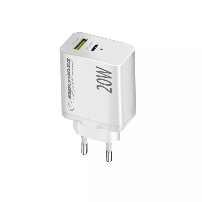 Esperanza EZC105W Netzladegerät 20W Weiß