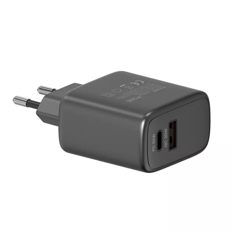 Outdoor-Ladegerät SAVIO LA-06/B USB Type-C 30W Power Delivery 1x USB-C Schwarz, 5–20V, 3A/9V, 3A/5V, 3A/12V, 2,1A