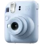 Sofortbildkamera Fujifilm Instax Mini 12 Blau — 86 x 54 mm Ausdrucke, 60 mm Brennweite, elektronischer Verschluss