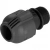 Sprinklersystem Verbinder 25 mm > 1, schwarzer Verbinder/Grau