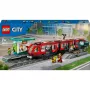LEGO City Straßenbahn und Station Rollenspiel-Bauset für Kinder mit Spielzeug-Straßenbahn, Geschenk für Jungen und Mädchen ab 7 Jahren, die Fahrzeuge lieben