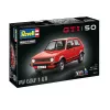 Kunststoff-Modellauto REVELL VW Golf1 GTI 50 Jahre Maßstab 1:24