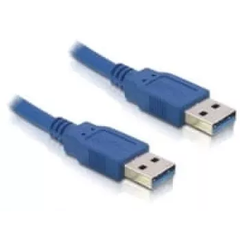 USB-Kabel DeLOCK USB 3.0-A Stecker/Stecker 2m Blau