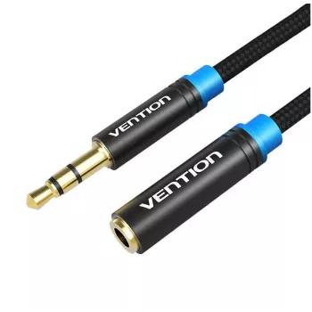 Audiokabel Vention 3,5 mm Stecker–Buchse VAB-B06-B500-M 5 m schwarz