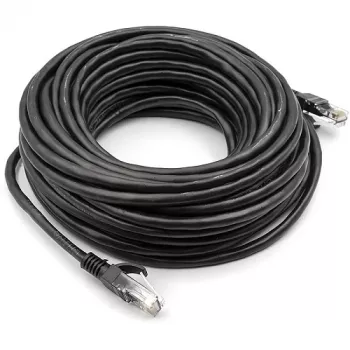 Kabel Cat5E UTP, 15m, Schwarz