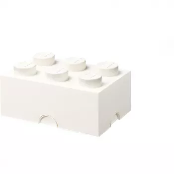 LEGO Storage Brick 6, Aufbewahrungsbox Weiß
