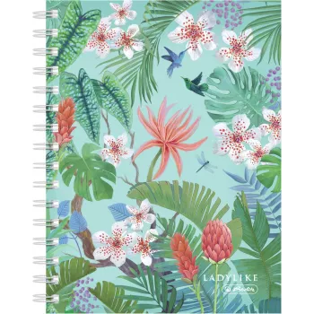 Schreibheft Herlitz Ladylike Jungle A5 100 Blatt Grün Mehrfarbig