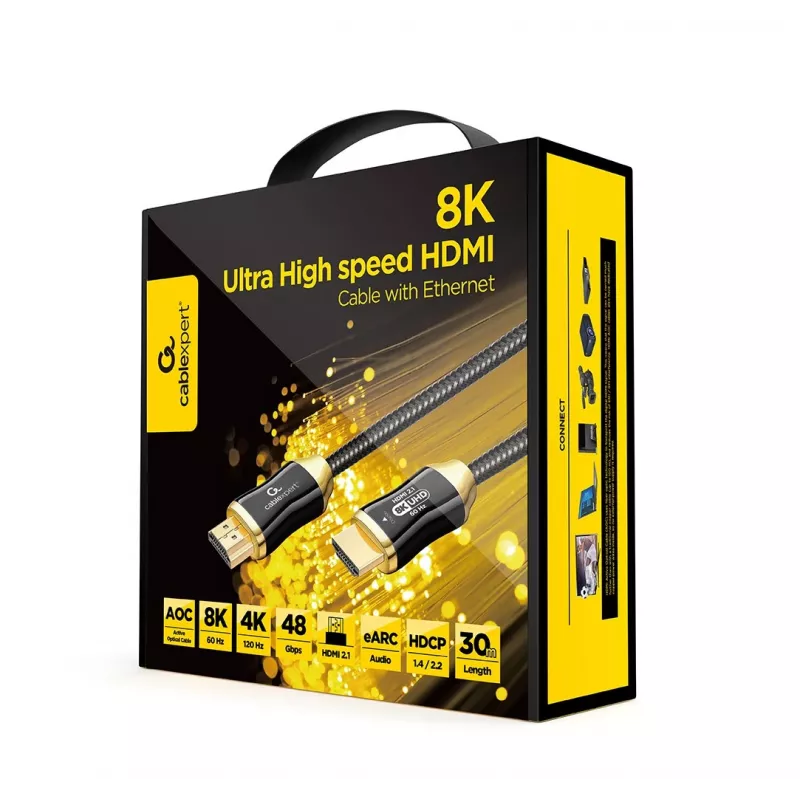 HDMI-Kabel Gembird CCBP-HDMI8K-AOC-30M 30m 48 Gbit/s Schwarz