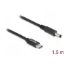 DeLOCK Laptop-Ladekabel USB Typ-C Stecker auf Dell 4.5 x 3.0 mm Stecker 1,5 m 20 V