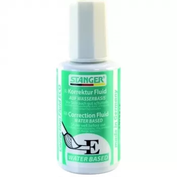 Korrekturflüssigkeit Stanger Classic 18 ml, flüssige Korrektur für Papier