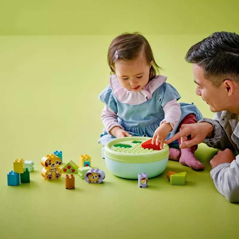LEGO DUPLO Formensortierer Welpenhaus 10441, 17 Teile, für Kinder von 1½–5 Jahren