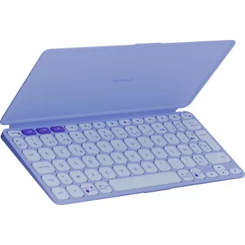 Logitech Keys-To-Go 2 Tastatur Universal Bluetooth AZERTY Französisch Flieder