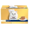 Nassfutter für Katzen Multipack Purina Nestlé Gourmet Gold Mus Mix 48×85 g Dosen Sorten-Mix