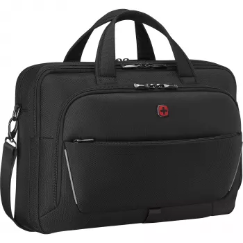 Wenger Aktentasche Meteor für 16 Zoll–17 Zoll Laptops (passend bis 43,2 cm) schwarz