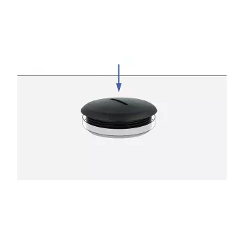 Rohrkappe DeLOCK 60229 Schwarz Nylon