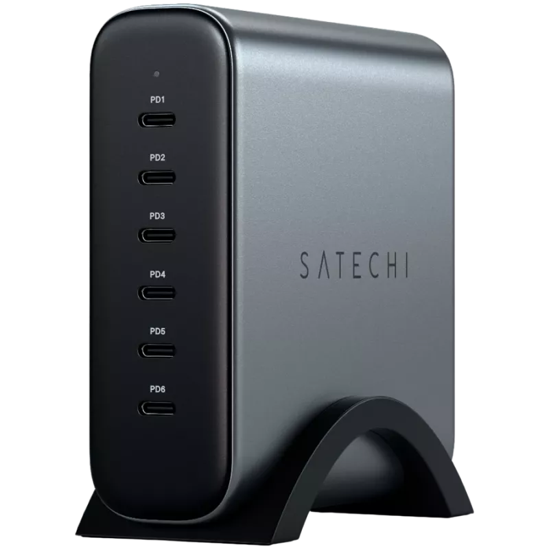 Indoor-Ladegerät Satechi ST-C200GM-EU Universal Grau 6 USB Type-C-Anschlüsse