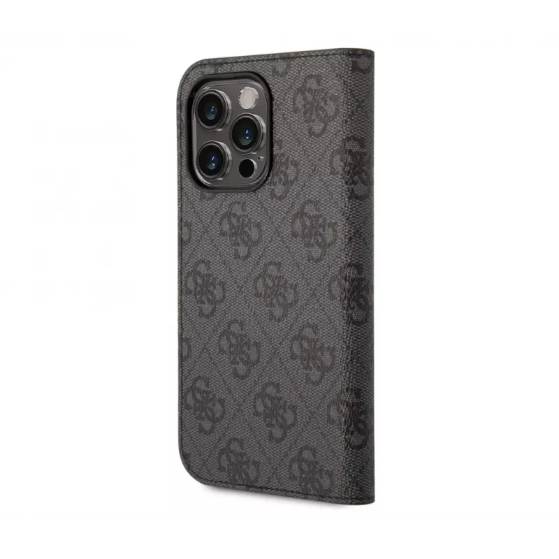 GUESS | Book Case | Apple | iPhone 14 Pro Max | Rubber/Silicone | Schwarz