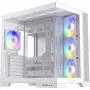 PC-Gehäuse Silentware View A-RGB White VIEWWHITE — Mid-Tower mit A-RGB-Beleuchtung, weiße Ausführung