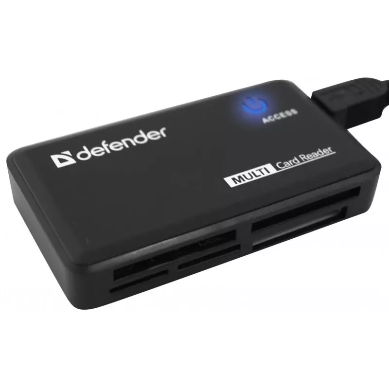 Card Reader Defender OPTIMUS USB 2.0 Universal Schwarz