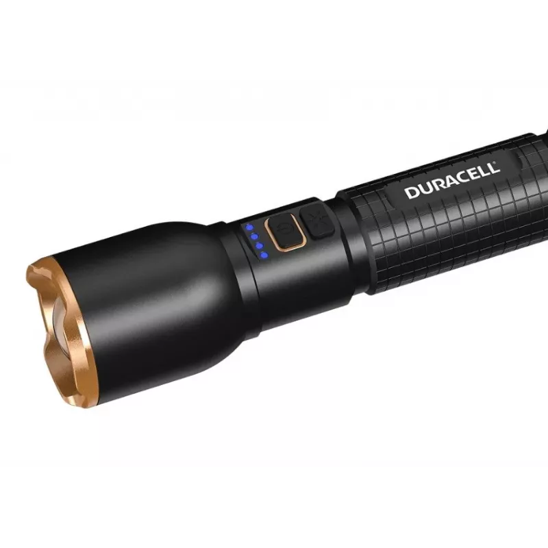 Taschenlampe Duracell DF3000R, schwarz