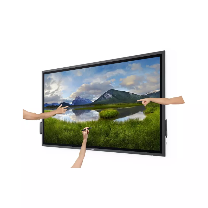 DELL P6524QT Interaktives Flachbildschirm-Display 163,9 cm (64,5 Zoll) LCD 350 cd/m² 4K Ultra HD Schwarz Touchscreen