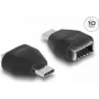DeLOCK Adapter USB Typ-C Stecker auf USB 10 Gbps Typ-E Key A Buchse schwarz