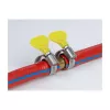 Schmetterlingsklammer DeLOCK 400 SS 32 - 50 mm 5 Stück gelb