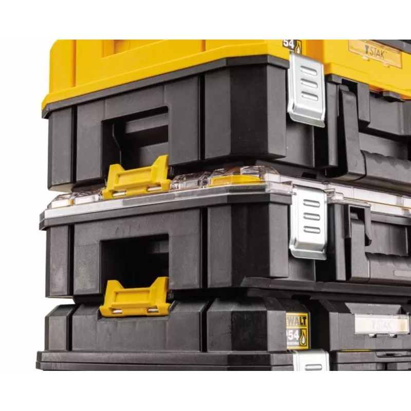 Werkzeugkasten DeWalt DWST83343-1 — Aluminium/Kunststoff, wasserdicht, Klappdeckel, abschließbar, 1 Fach, 440×333×323 mm