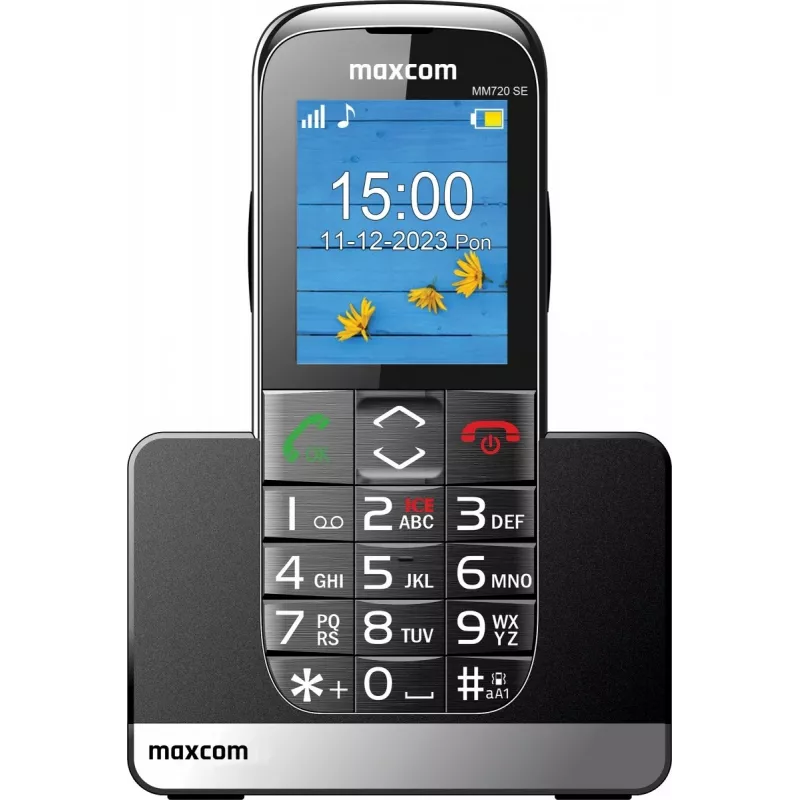 Mobiltelefon MaxCom MM 720 SE, 2,4 Zoll Display