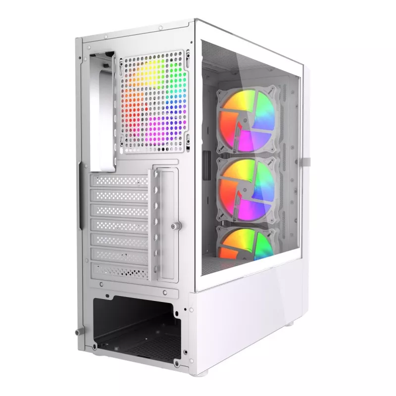PC-Gehäuse Midi-Tower Fornax 4300 ATX weiß