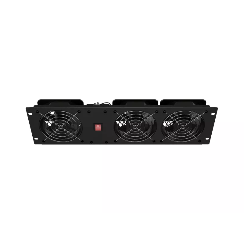 Lüftungspanel LANBERG AK-1506-B 19 Zoll mit 3 Lüftern 230V schwarz