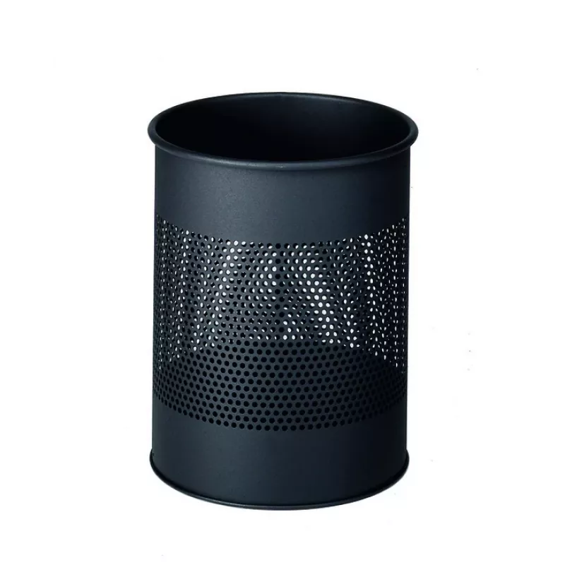 Mülleimer Durable 331058 15 L Rund Metall Anthrazit
