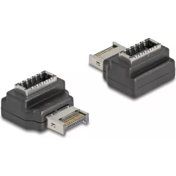 Kabeladapter DeLOCK 67237 USB Type-E Schwarz