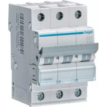 Hager MCN310. AC-Eingangsfrequenz: 50/60 Hz, Nennausgangsstrom: 10 A. Breite: 52,5 mm, Tiefe: 70 mm, Höhe: 83 mm (MCN310)
