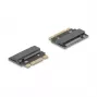DeLOCK 64342 Interner M.2-Adapter Host-Schnittstelle M.2 Stecker Schwarz