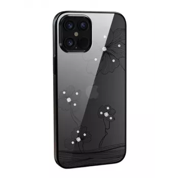 Schutzhülle Devia Crystal Flora für iPhone 12 Pro Max – schwarz