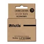 Tintenpatrone ACTIS KB-223BK kompatibel mit Brother LC223BK, schwarze Pigmenttinte 16 ml, Standard-Reichweite