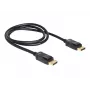 DisplayPort-Kabel DeLOCK 82423 1 m Stecker zu Stecker Schwarz